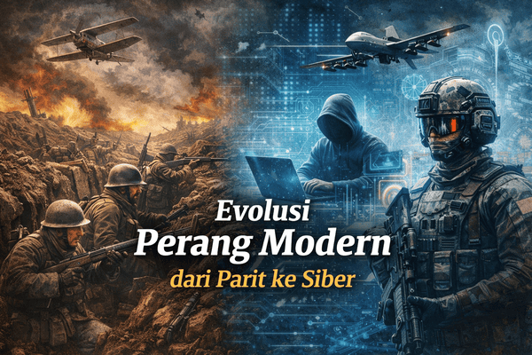 Evolusi Perang Modern dari Parit ke Siber